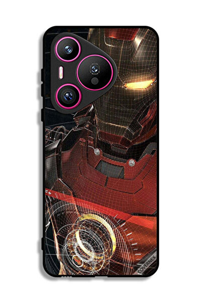 Covernex غطاء حماية لهاتف هواوي بيورا 70 بتصميم مستوحى من الرجل الحديدي