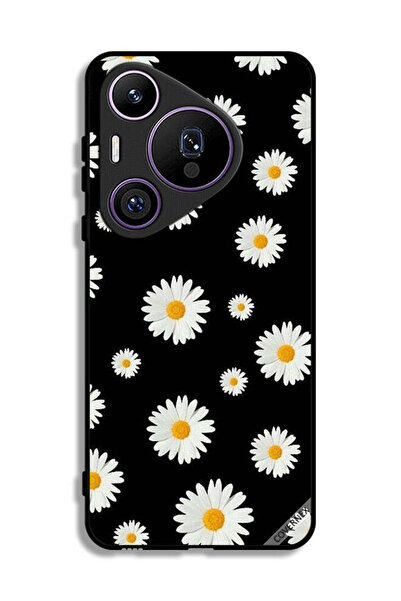 Covernex غطاء حماية لهاتف هواوي بيورا 70 برو بنقشة زهور الشمس الصغيرة