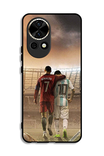 Covernex غطاء حماية لهاتف هواوي نوفا 12 5G ميسي وكريستيانو رونالدو