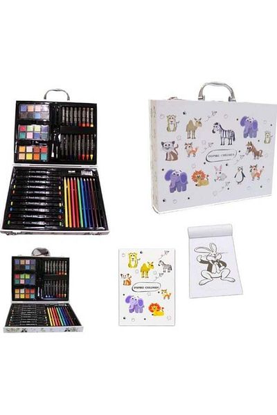 Toybox Children Painting & Drawing Set of 64Pcs For Young Beginner Artists And Kids Best Birthday Gift