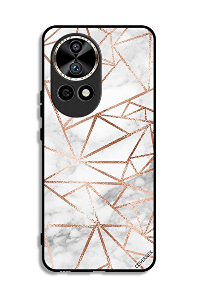 Covernex غطاء حماية لهاتف هواوي نوفا 12 ألترا 5G بنمط رخامي وورق جدران