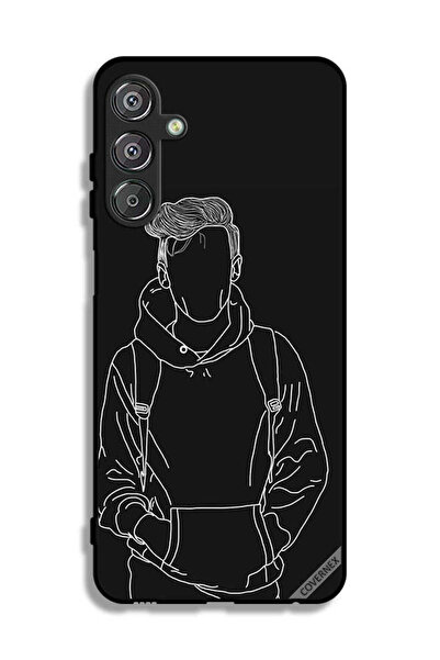 Covernex غطاء حماية لهاتف سامسونج جالاكسي F15 5G، رسم لشخصية جاكيت بوي