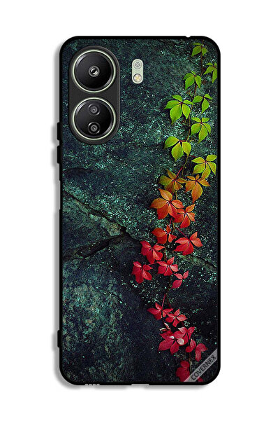 Covernex غطاء حماية لهاتف Xiaomi Redmi 13C بأوراق جميلة