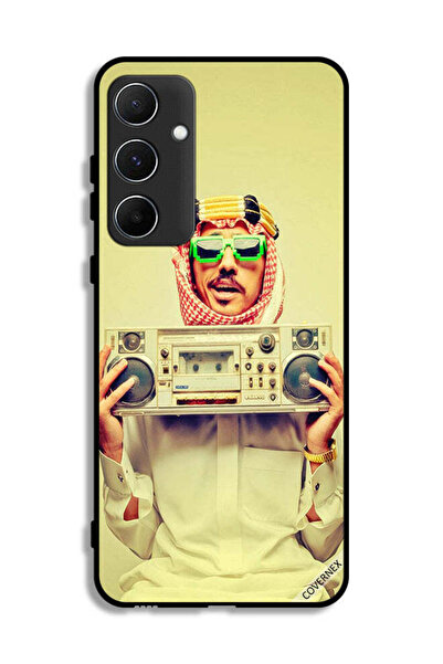Covernex غطاء حماية لهاتف Samsung Galaxy A55 5G يحمل جهاز موسيقى عتيق