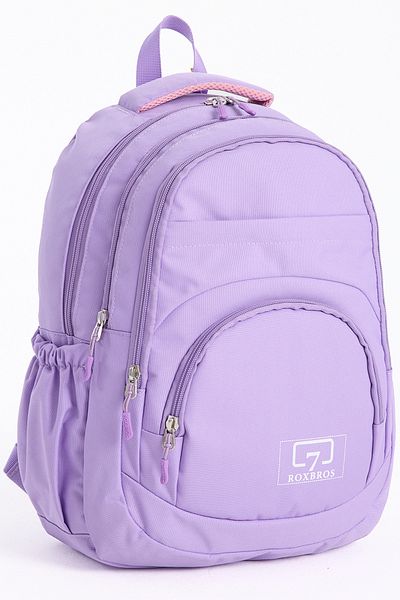 Roxbros School Backpack 15' Laptop Compartment Bag Teenage Girls-Boys Lilac Elementary School - Middle School - High School