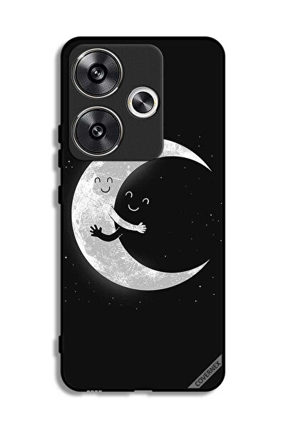 Covernex غطاء حماية لهاتف شاومي ريدمي توربو 3 5G بتصميم عناق القمر والسماء ال...