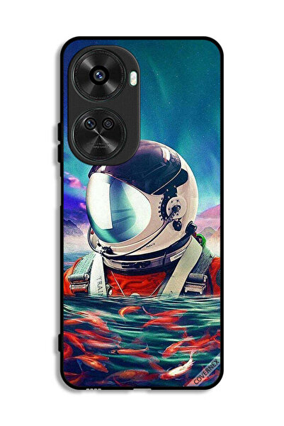 Covernex غطاء حماية لهاتف هواوي نوفا 12 إس إي بتصميم رائد فضاء في بحر الأسماك