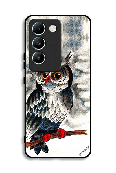 Covernex غطاء حماية لهاتف Vivo V30 Lite 4G برسومات بومة فنية