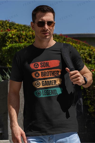 feinas Ανδρικό Tshirt - Gamer