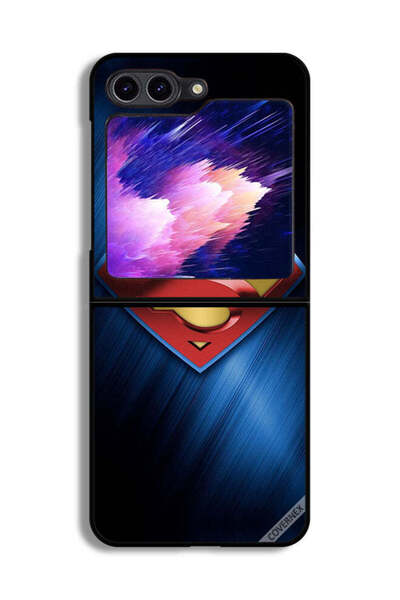 Covernex غطاء حماية لهاتف Samsung Galaxy Z Flip6 بشعار سوبرمان
