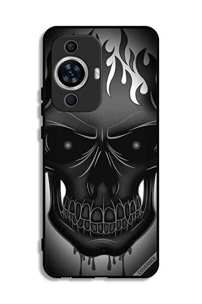 Covernex غطاء حماية لهاتف هواوي نوفا 12 إس بتصميم جمجمة