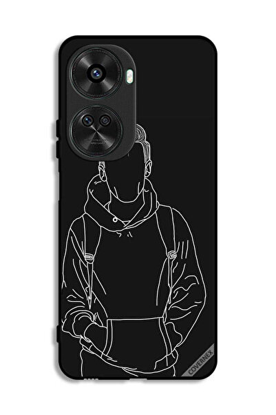 Covernex غطاء حماية لهاتف هواوي نوفا 12 SE بتصميم رسم جاكيت بوي