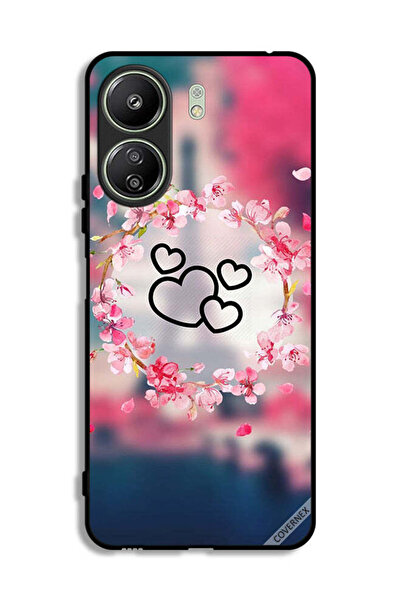 Covernex غطاء حماية لهاتف شاومي ريدمي 13 سي بتصميم قلوب فنية