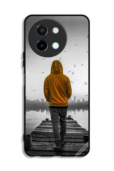 Covernex غطاء حماية لهاتف Vivo Y38 5G بتصميم فتى حزين يمشي