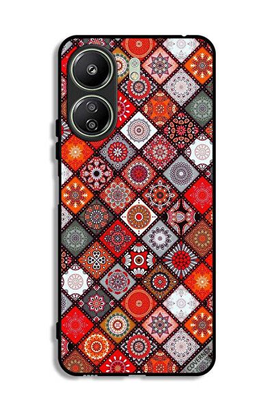 Covernex غطاء حماية لهاتف شاومي ريدمي 13 سي بتصميم ماندالا