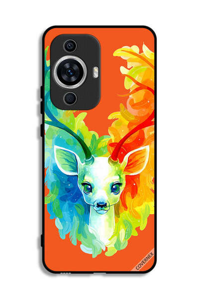 Covernex غطاء حماية لهاتف هواوي نوفا 11 بتصميم غزال ملون