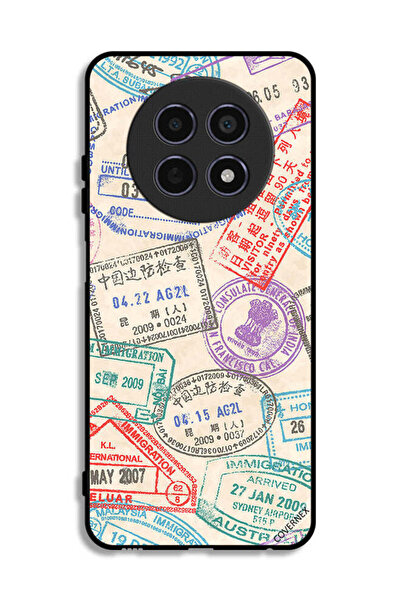 Covernex غطاء حماية لهاتف Realme 12x 5G بنمط طوابع السفر