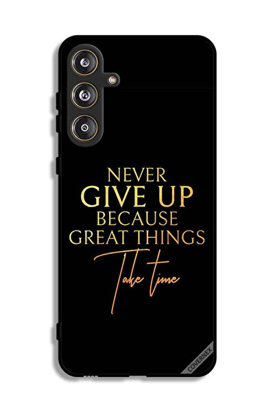 Covernex غطاء حماية لهاتف Samsung Galaxy M55 5G لا تستسلم أبدًا لأن الأشياء ا...