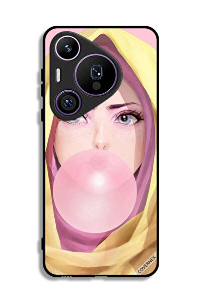 Covernex غطاء حماية لهاتف هواوي بيورا 70 برو بتصميم بالون الفقاعات