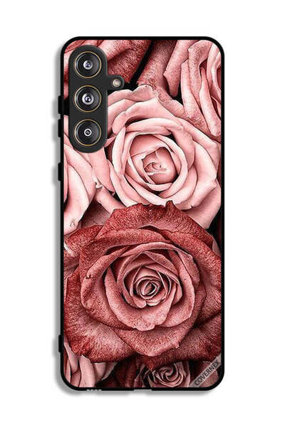 Covernex غطاء حماية لهاتف سامسونج جالاكسي M55 5G بنقشة زهور الخوخ