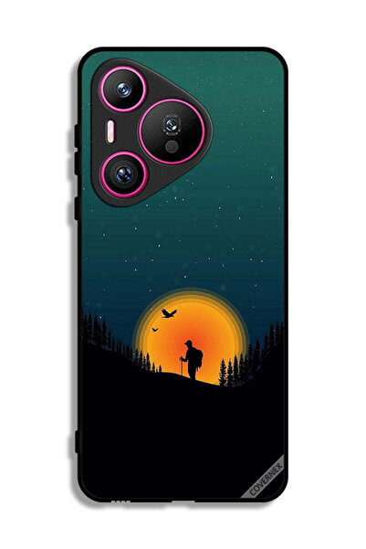 Covernex غطاء حماية لهاتف هواوي بيورا 70 برسومات فنية مغامرات