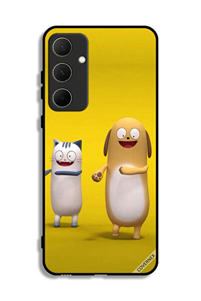 Covernex Samsung Galaxy A35 5G Protective Case Cover Cat Dog Story