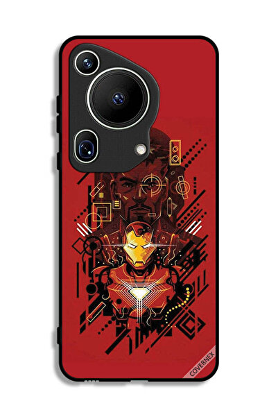 Covernex غطاء حماية فائق لهاتف هواوي بيورا 70 برسومات الرجل الحديدي