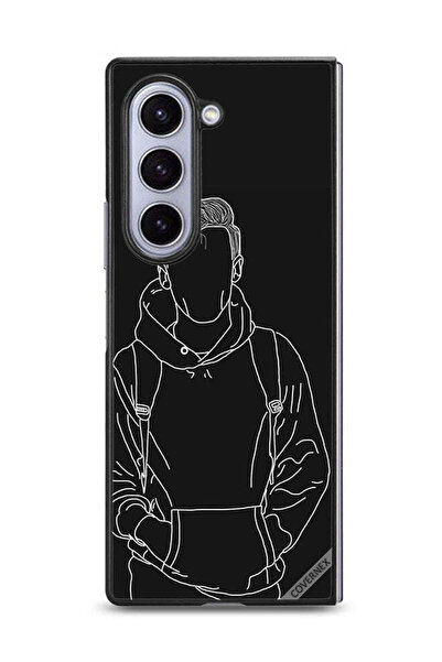 Covernex غطاء حماية لهاتف سامسونج جالاكسي زد فولد 6، رسم لشخصية جاكيت بوي