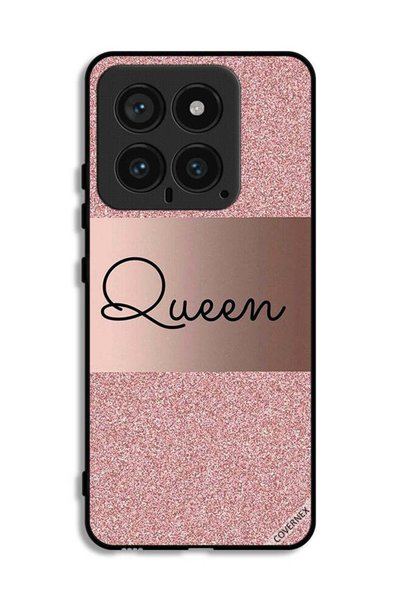 Covernex غطاء حماية لهاتف Xiaomi 14 بخلفية لامعة من Queen Glitters