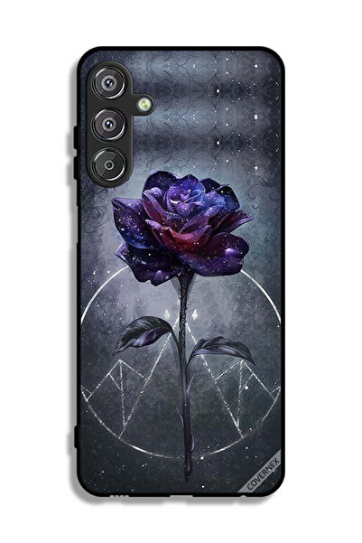 Covernex غطاء حماية لهاتف سامسونج جالاكسي M15 5G بخلفية زهور داكنة