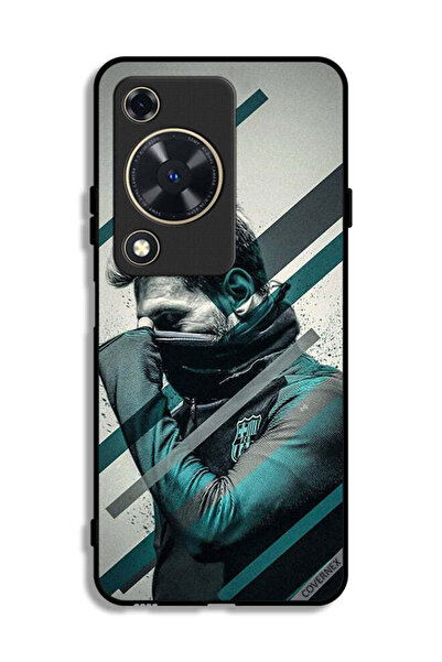Covernex غطاء حماية لهاتف هواوي إنجوي 70 بتصميم وجه ميسي المختبئ