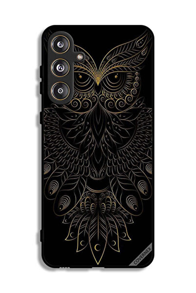 Covernex غطاء حماية لهاتف سامسونج جالاكسي M55 5G بنقشة بومة زهرية عصرية