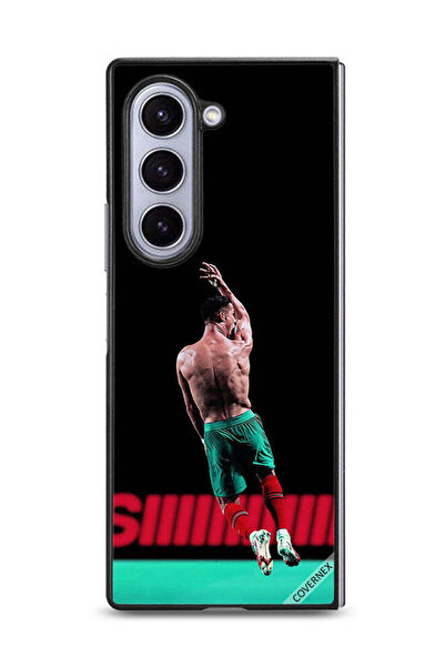 Covernex غطاء حماية لهاتف سامسونج جالاكسي زد فولد 6 رونالدو في الهواء