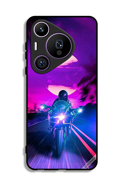Covernex غطاء حماية هواوي بيورا 70 برو - خلفية رجل على دراجة