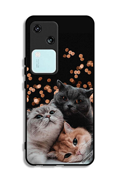 Covernex غطاء حماية لهاتف Vivo V30 5G بتصميم قطط