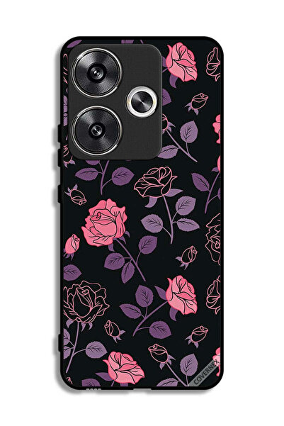 Covernex غطاء حماية لهاتف Xiaomi Poco F6 5G، زهور قوطية باستيل