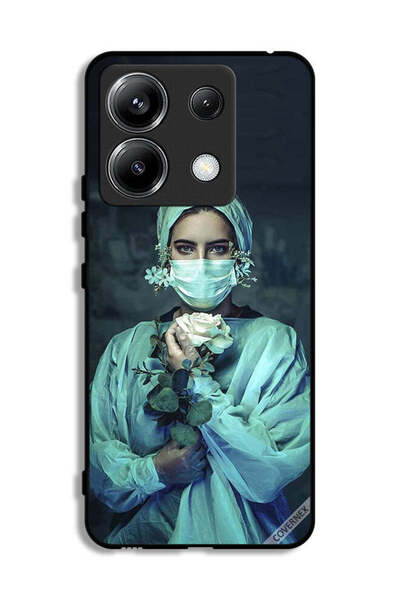 Covernex غطاء حماية لهاتف شاومي ريدمي نوت 13 برو 5G، رسمة ممرضة