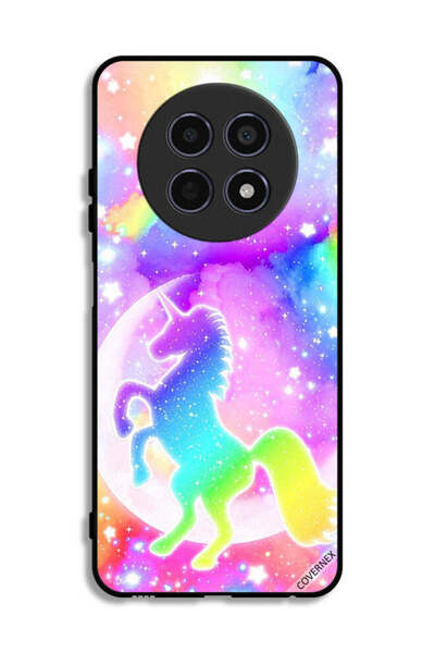 Covernex غطاء حماية لجهاز Realme 12 5G بتصميم وحيد القرن بألوان قوس قزح