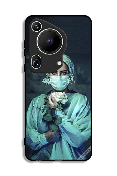 Covernex غطاء حماية لهاتف هواوي بيورا 70 ألترا بتصميم ممرضة