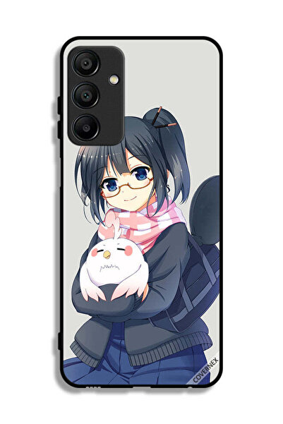 Covernex غطاء حماية لهاتف سامسونج جالاكسي A15 4G برسومات فتاة تحمل حيوانًا أل...