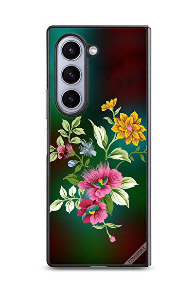 Covernex غطاء حماية لهاتف سامسونج جالاكسي زد فولد 6 - زهور عالية الدقة