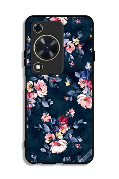 Covernex غطاء حماية لهاتف هواوي إنجوي 70 مزين بزهور مرسومة يدويًا