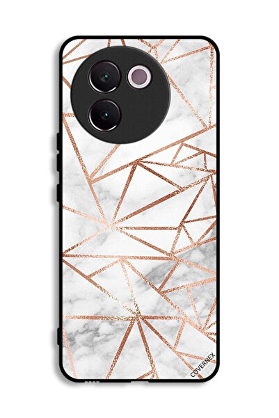 Covernex غطاء حماية لهاتف Vivo V30e 5G بنمط رخامي وورق جدران