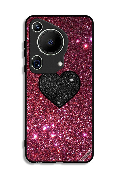 Covernex غطاء حماية لهاتف هواوي بيورا 70 ألترا بتصميم قلب لامع