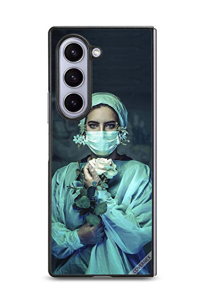 Covernex غطاء حماية لهاتف Samsung Galaxy Z Fold6 بتصميم فني للممرضات