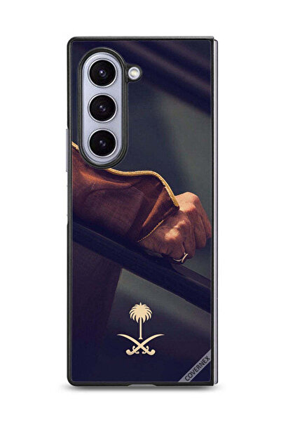 Covernex غطاء حماية لهاتف سامسونج جالكسي زد فولد 6 مع شعار المملكة العربية ال...