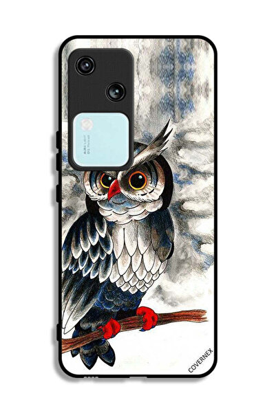 Covernex غطاء حماية لهاتف Vivo V30 5G بتصميم رسمة بومة