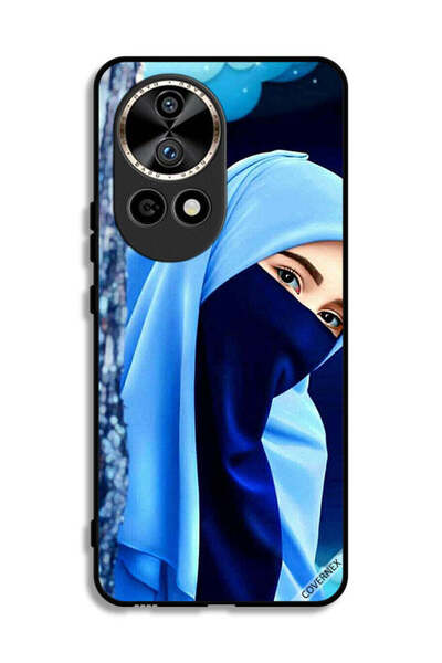 Covernex غطاء حماية لهاتف هواوي نوفا 12 ألترا 5G بطبعة فتاة محجبة