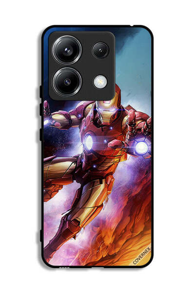 Covernex غطاء حماية لهاتف Xiaomi Poco X6 5G بتصميم الرجل الحديدي