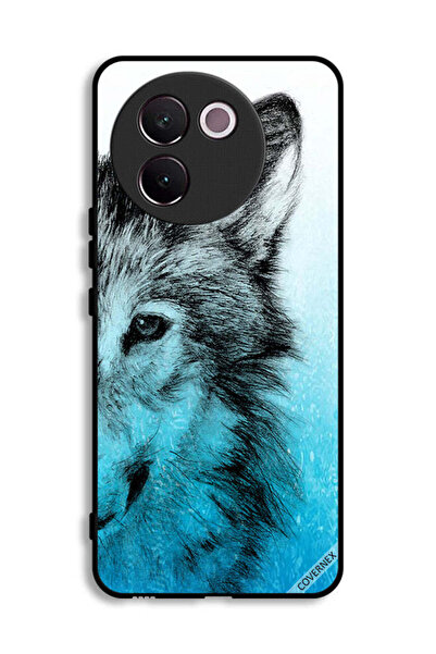Covernex غطاء حماية Vivo V30e 5G بتصميم نصف وجه ذئب